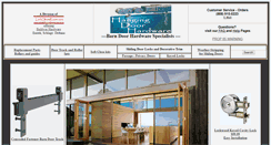 Desktop Screenshot of hangingdoorhardware.com